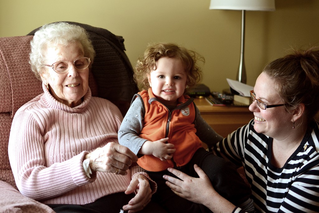 Fitz 1 Year Feb 2015 Great Grandma _5463