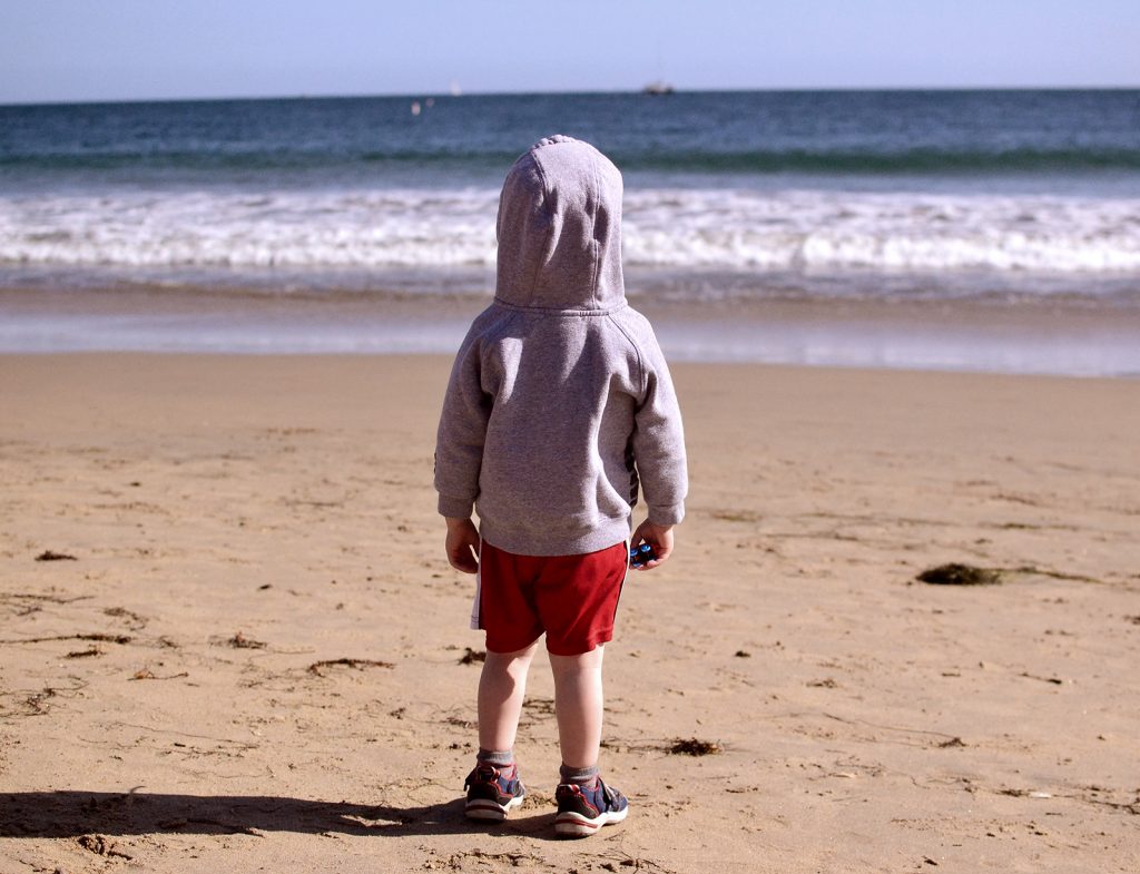 Fitz 2 years April 2016 Corona Del mar beach _9223