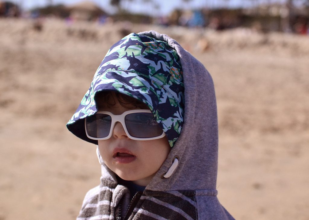 Fitz 2 years April 2016 Corona Del mar beach _9233