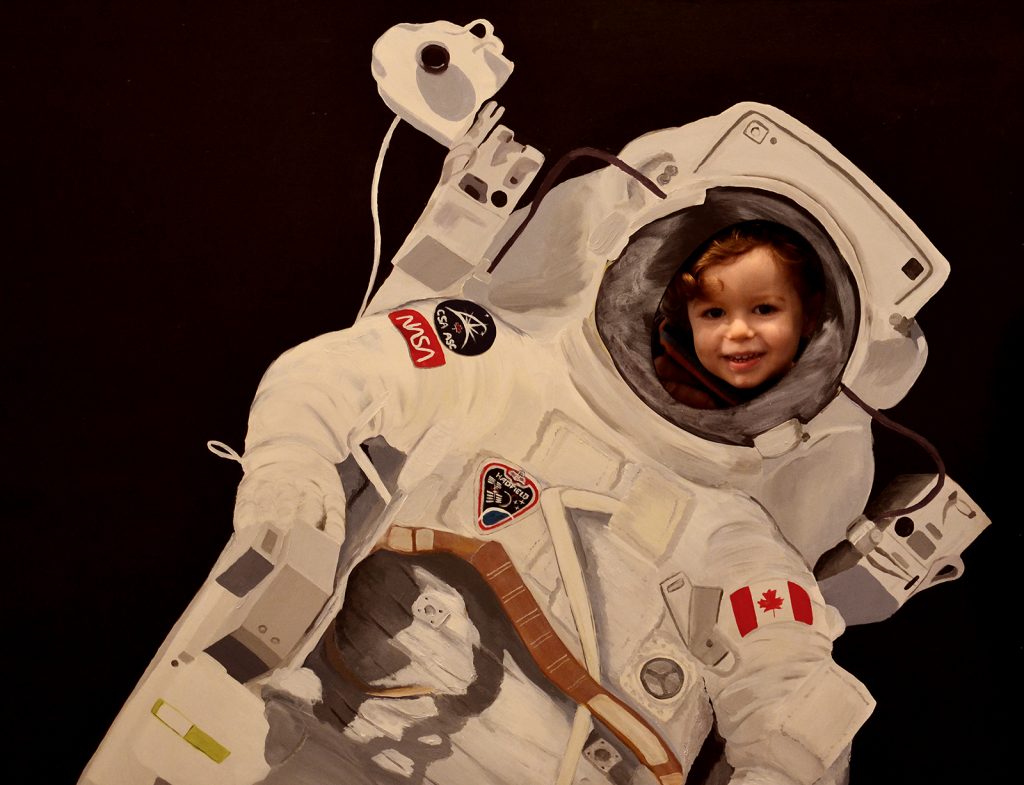 Fitz 2 years Dec 2015 Xmas Ottawa Air Museum space suit_8576