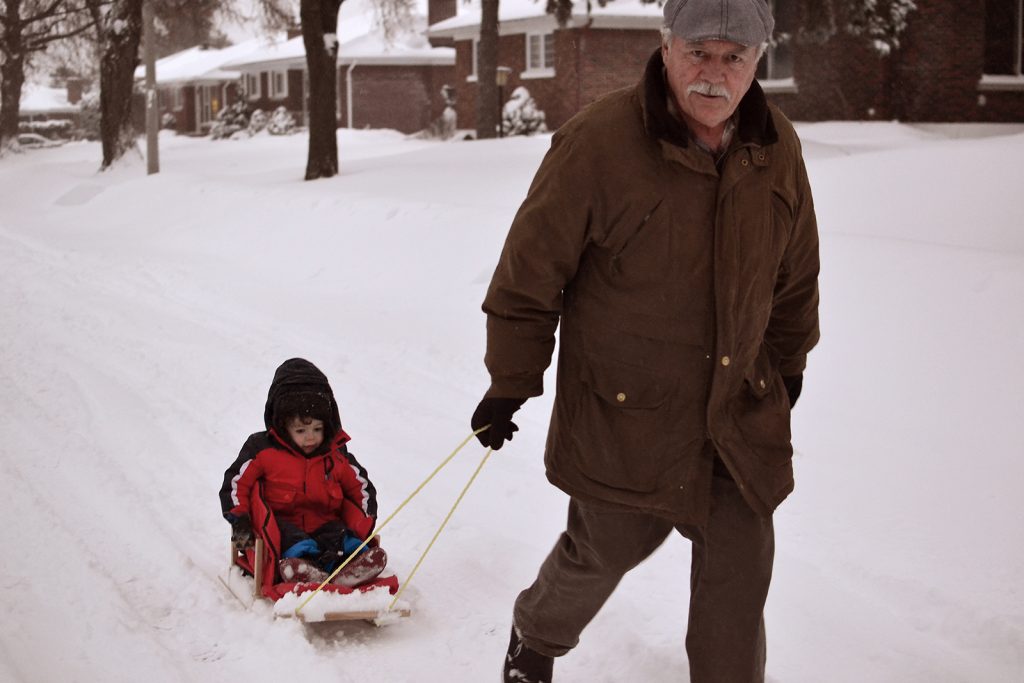 Fitz 2 years Dec 2015 Xmas Ottawa Dennis sleigh _8594