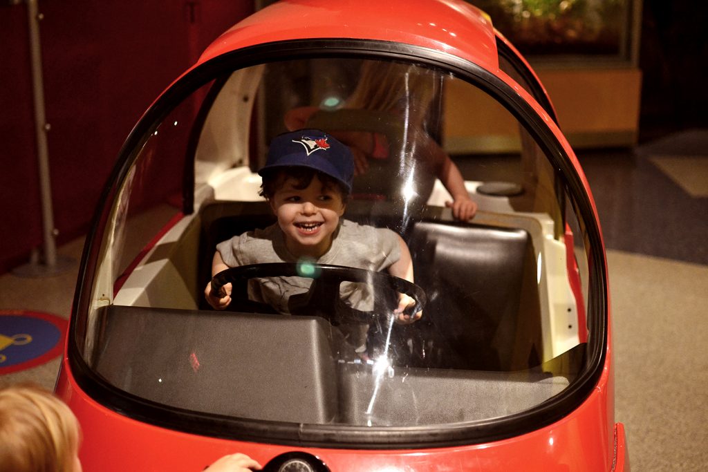 Fitz 2 years July 2016 Science Centre car _0416