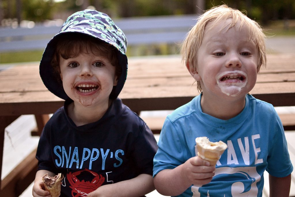 Fitz 2 years June 2016 Geneva Park Emmett ice cream face_0363