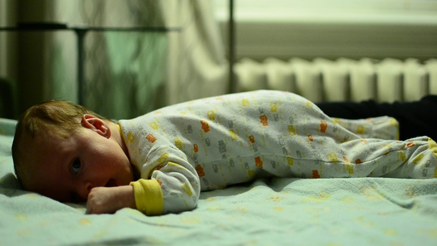 A little tummy time